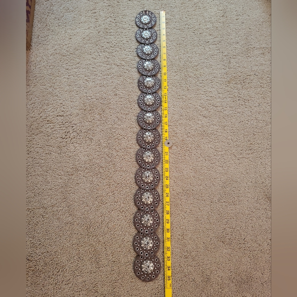 Nocona Jeweled Disc Shaped Belt S - Picture 2 of 5